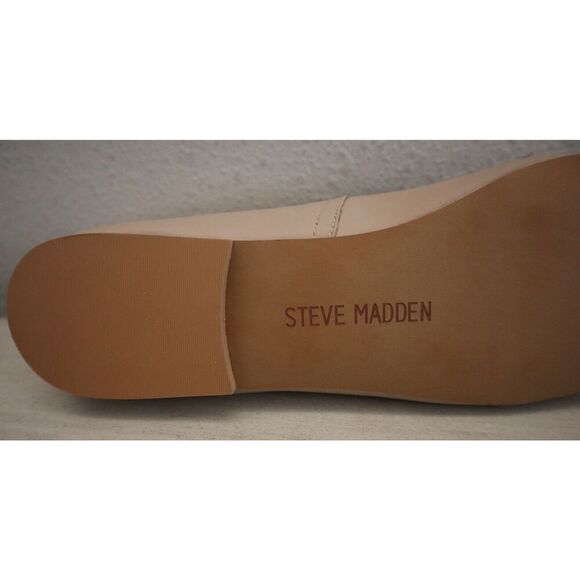 Steve Madden Women's Sz 7.5M Beige/Natural Leather Blossoms Ballet Shoes - Picture 8 of 9
